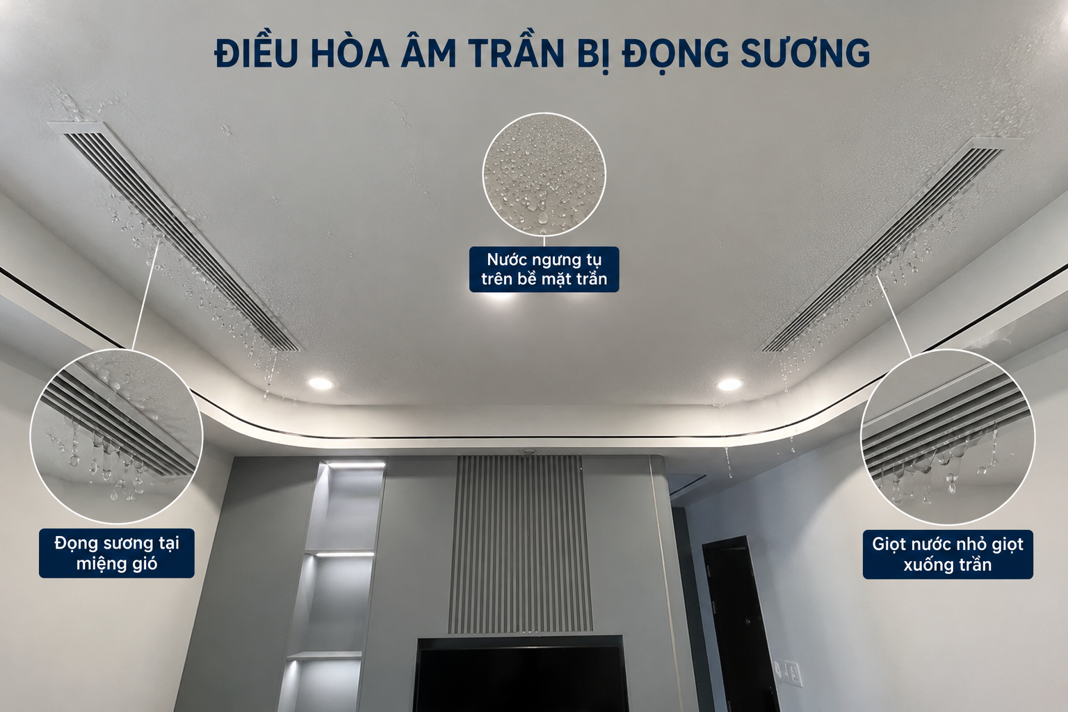 Đong sương điều hoà và cách xử lý CTh Việt Nam